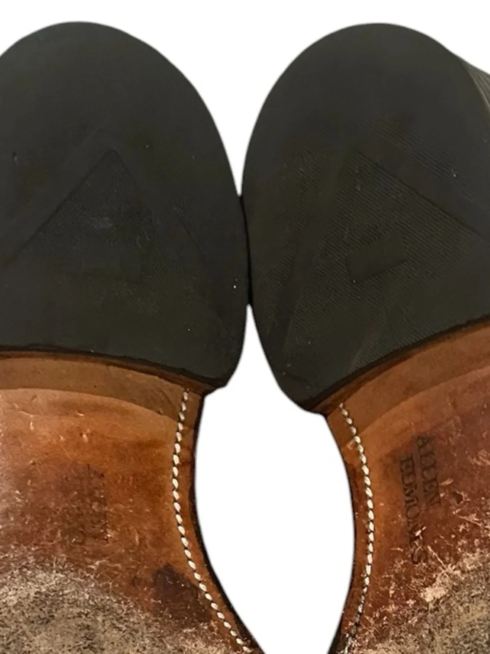 Allen Edmonds Broadstreet Two Tone Brogue Spectator Oxfords Leather Shoes 7